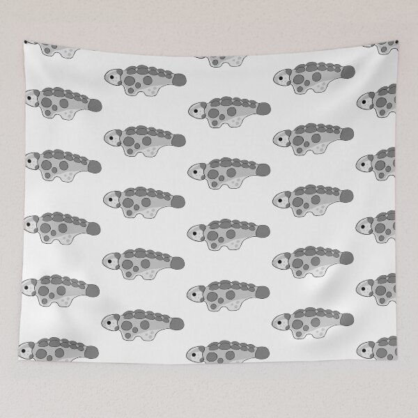 Item preview, Baby ankylosaurus - light grey designed and sold by DoodleSnake58.