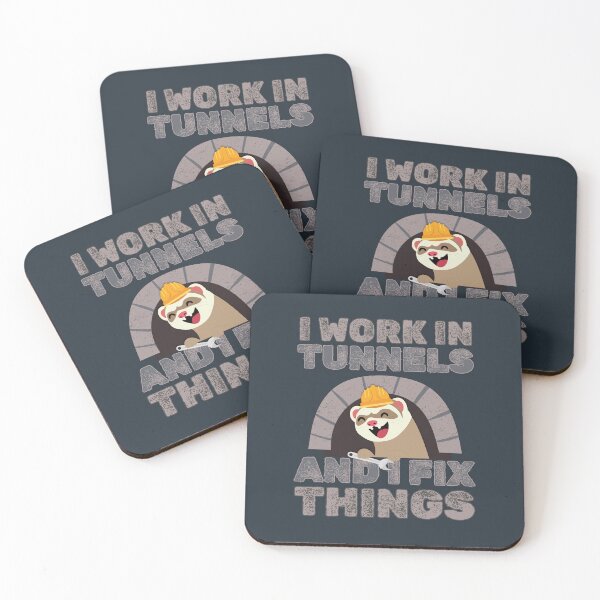 Item preview, I work in tunnels and I fix things designed and sold by BritishDelights.