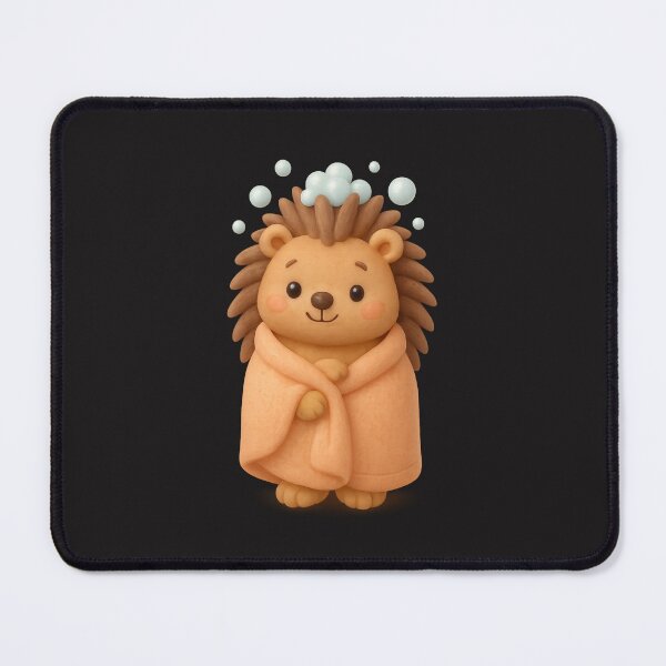 Item preview, Porcupine wrapped in towel after bath designed and sold by Moons Studio.