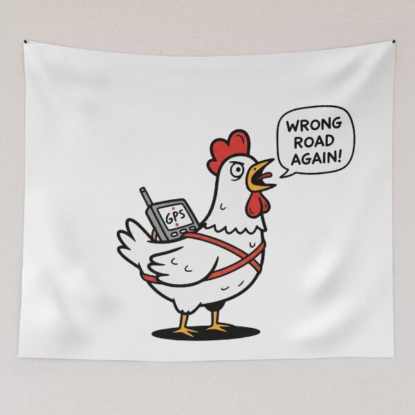 Item preview, Wrong Road Again! Chicken with GPS designed and sold by Owcomm.