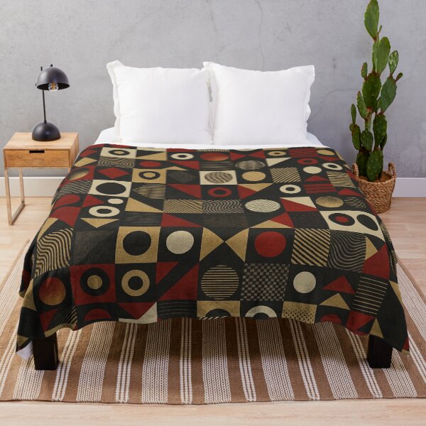Item preview, Geometric Rhythm – Retro Mosaic Pattern designed and sold by Zenvo.