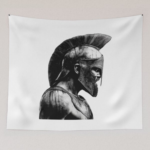Item preview, Spartan Leonidas – Legendary Greek Warrior in Battle Pose (v.9) by All43 designed and sold by All43.