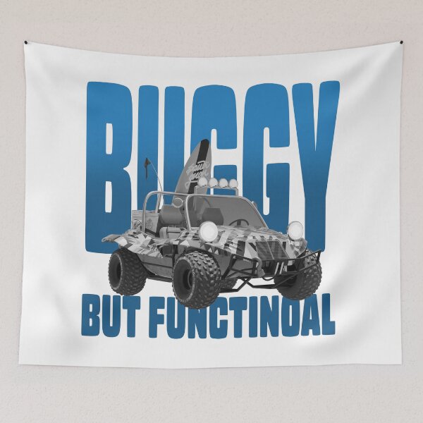 Item preview, Buggy but functional - blue designed and sold by Hecta's Art Market.