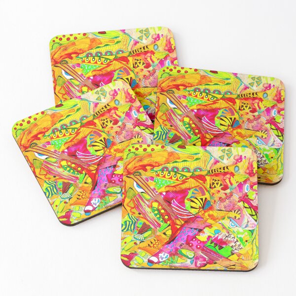 Item preview, 695. Love. Colorful Abstract Psychedelic Art designed and sold by Veera Zukova.