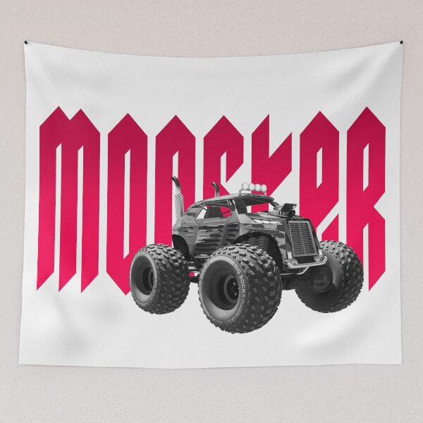 Item preview, The Monster - red designed and sold by Hecta's Art Market.