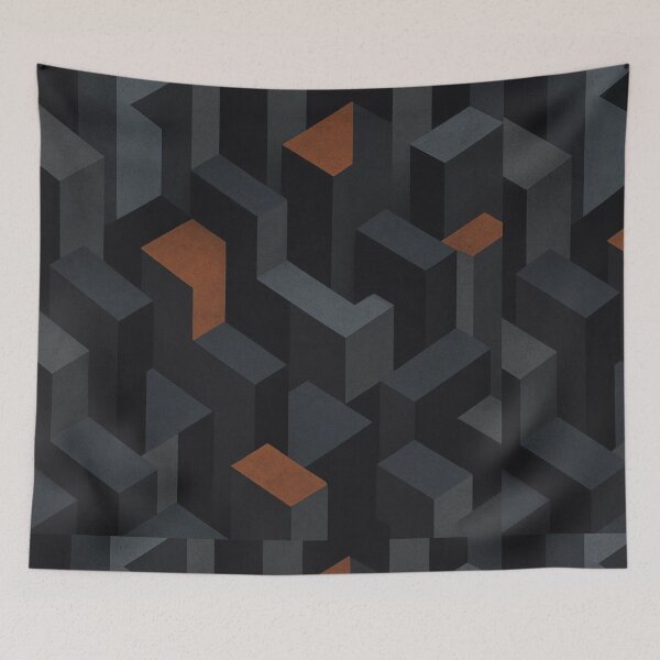 Item preview, Urban Depth – Isometric Shadow Geometry designed and sold by Zenvo.