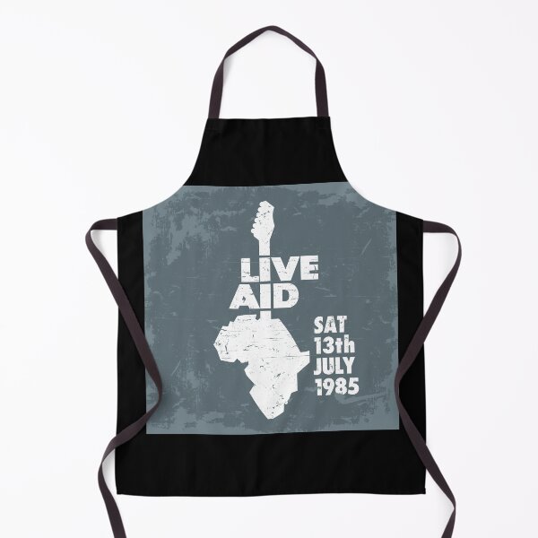 Item preview, Vintage retro 1980s 1985 Live Aid charity concert designed and sold by Captain Banjo.