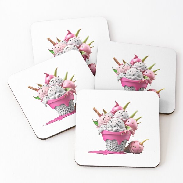 Item preview, Surreal Fantasy Ice Cream - Alien Fruit Dessert designed and sold by Fragy72.