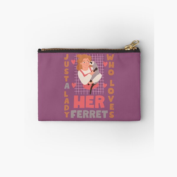 Item preview, Just a lady who loves her ferret designed and sold by BigfeetLittlepaws.