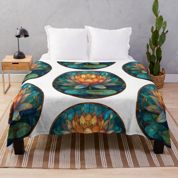 Item preview, Stained glass Water lily designed and sold by MendaciousMina.