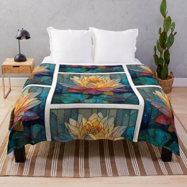 Item preview, Stained glass Water lily designed and sold by MendaciousMina.