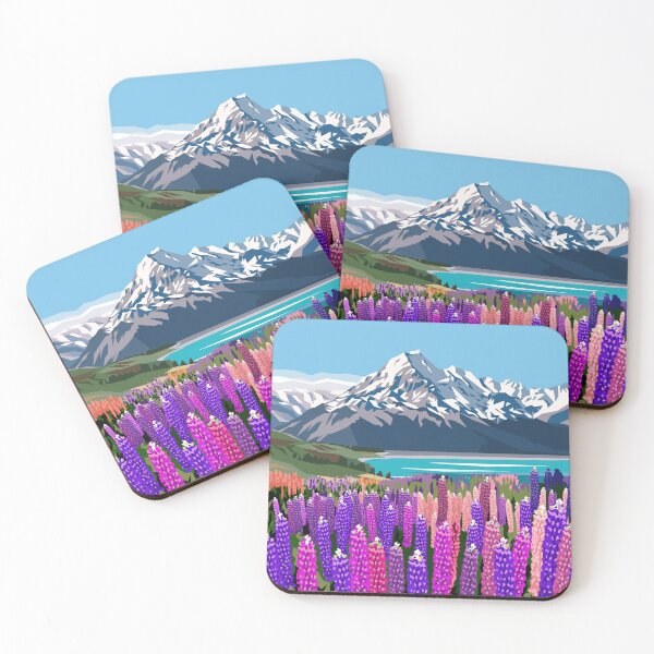 Item preview, Lupins at Aoraki designed and sold by Art by Ira.