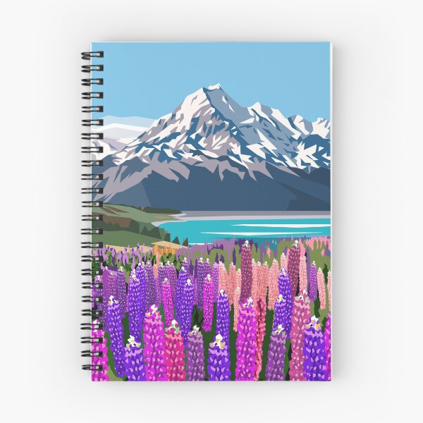 Artikelvorschau, Lupinen in Aoraki entworfen und verkauft von Ira Mitchell.