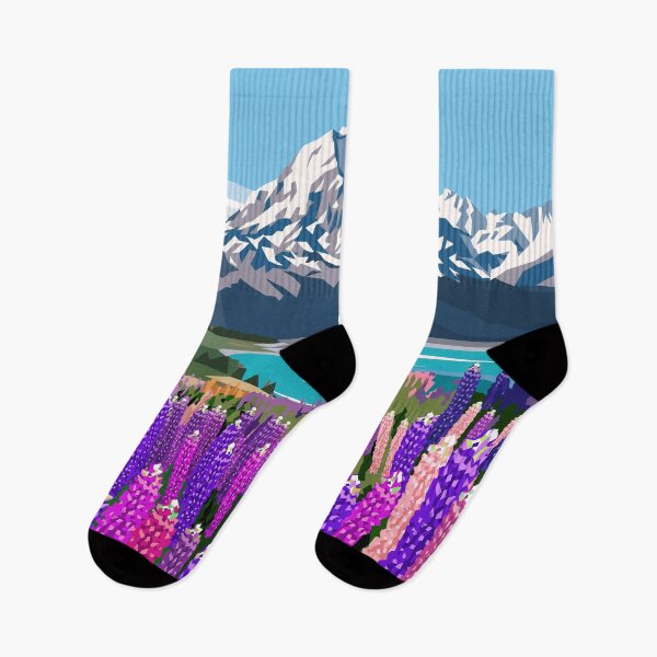 Item preview, Lupins at Aoraki designed and sold by Ira Mitchell.