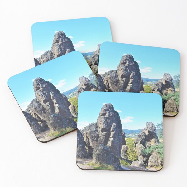 Item preview, Haunting Hanging Rock Faces designed and sold by Yolanda Caporn Art.