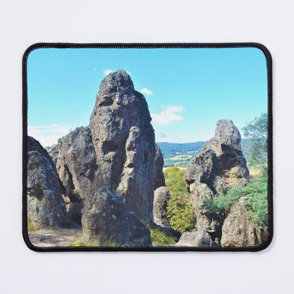 Item preview, Haunting Hanging Rock Faces designed and sold by Yolanda Caporn Art.