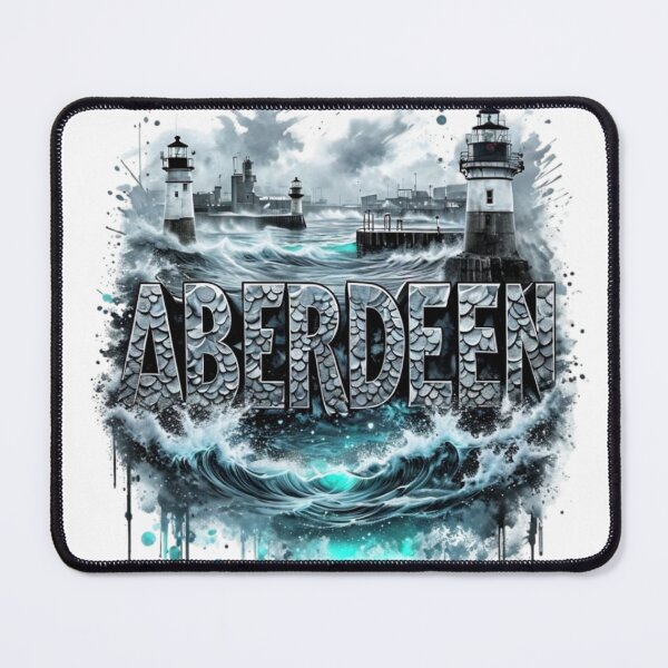 Item preview, Aberdeen Granite Splash – Coastal Clash Sticker designed and sold by Imaginarium of Chaos falcon88 .