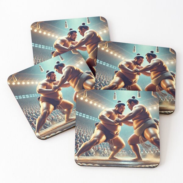 Item preview, Sumo Wrestling Bout / 相撲の取り組み designed and sold by SakuraJigsaw.