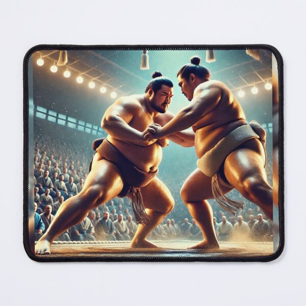 Item preview, Sumo Wrestling Bout / 相撲の取り組み designed and sold by SakuraJigsaw.
