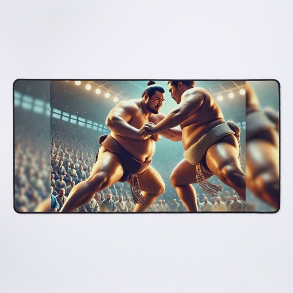 Item preview, Sumo Wrestling Bout / 相撲の取り組み designed and sold by SakuraJigsaw.