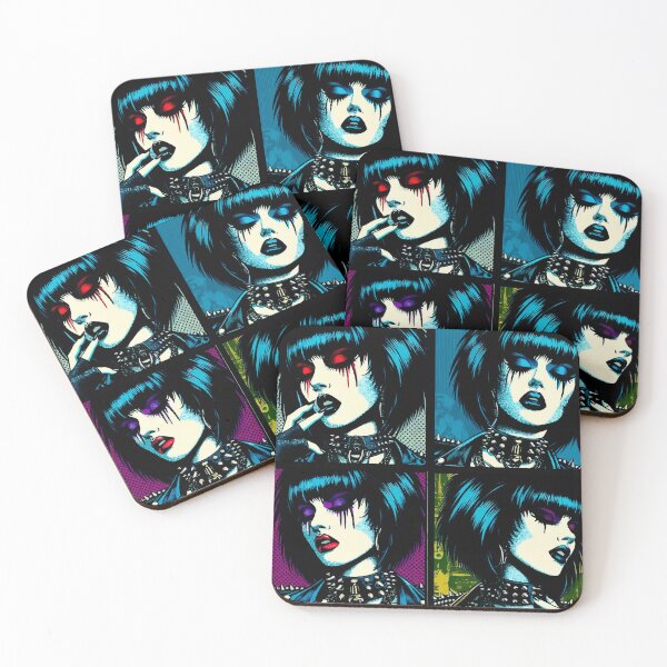 Item preview, Punk Goddess Illustration – Siouxsie Sioux Inspired Fierce Feminine Pop Art designed and sold by  Ojo de Lilith.