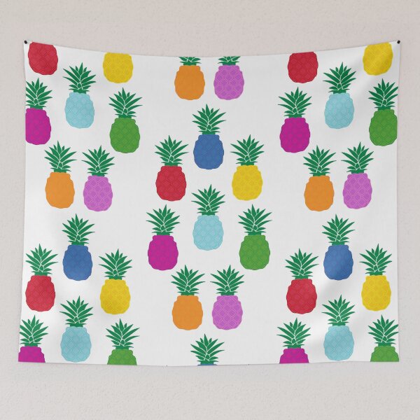 Item preview, Colored Pineapples designed and sold by GL Digital Artwork .