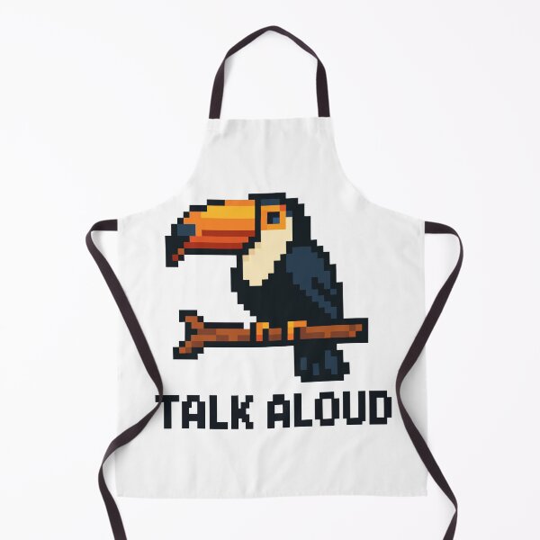 Item preview, Talk Aloud – Pixel Toucan designed and sold by NaturePixel.