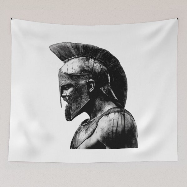 Item preview, Spartan Leonidas – Legendary Greek Warrior in Battle Pose (v.8) by All43 designed and sold by All43.