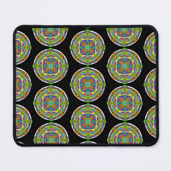 Item preview, Chaos & Harmony – Expressive Mandala in Primary Colors designed and sold by Isiscalvin.
