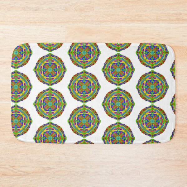 Item preview, Chaos & Harmony – Expressive Mandala in Primary Colors designed and sold by Isiscalvin.