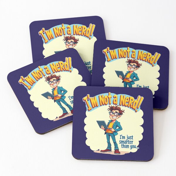 Item preview, Funny Geek Quote Nerdy Laptop Art designed and sold by MyWittyThings.