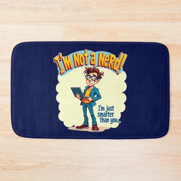 Item preview, Funny Geek Quote Nerdy Laptop Art designed and sold by MyWittyThings.