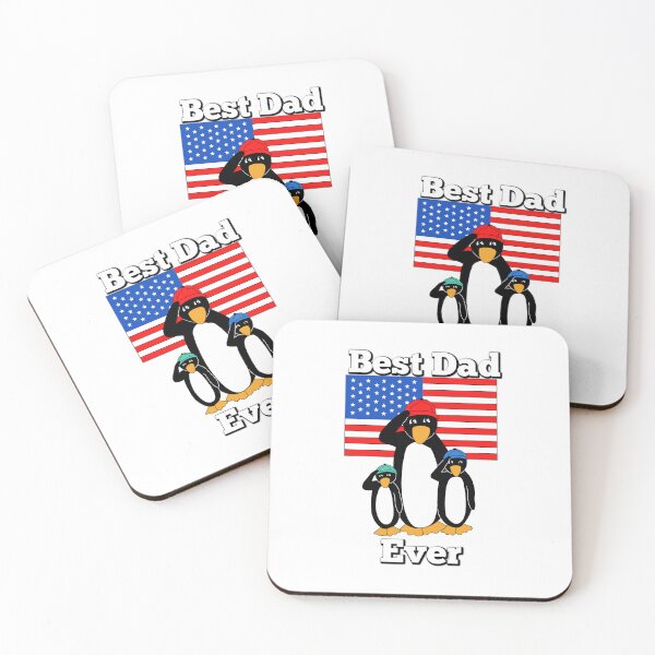 Item preview, Best Dad Ever with US American Flag designed and sold by DLawsonDesigns.