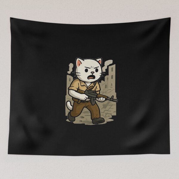 Item preview, Cat AK47 designed and sold by okiiskandarart.