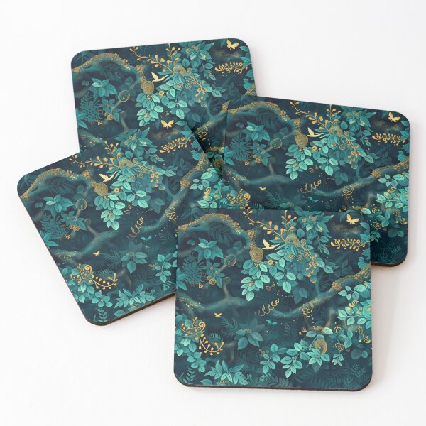 Item preview, Mystical Forest Foliage – Glowing Leaves and Vines designed and sold by Drinn Gardt.