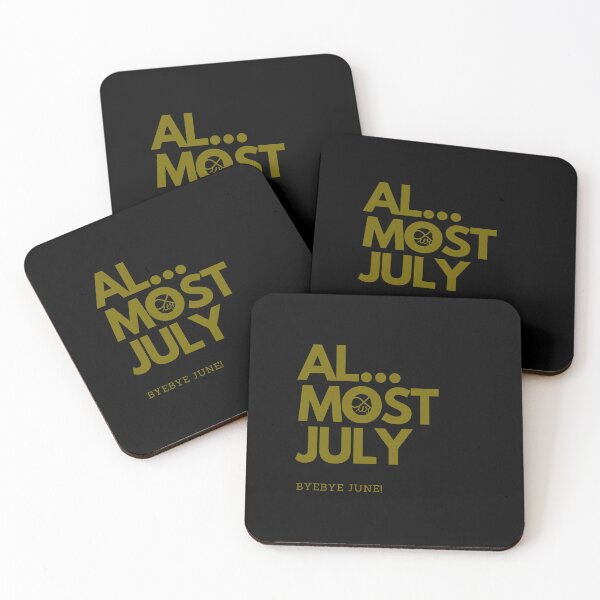 Item preview, LaMaisonOfMY Almost July, Bye Bye June – Summer Vibes Typography COLLECTION No.1 GOLD TEXT designed and sold by LaMaisonOfMY.