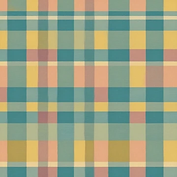 Artwork thumbnail, Colorful Gingham Pattern by Rislam