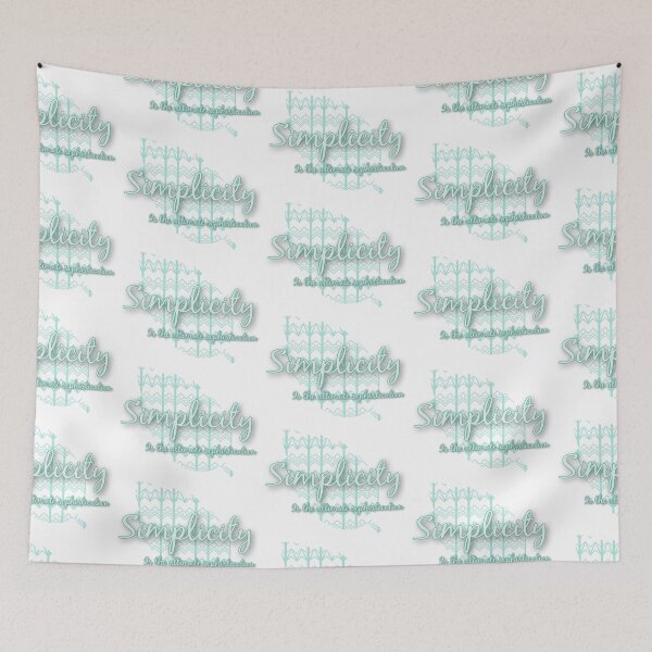 Item preview, Simplicity is the ultimate sophistication  designed and sold by PixiePaletteP.