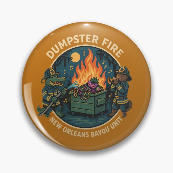 Item preview, Bayou Blaze Control – Dumpster Fire Response Unit designed and sold by Globalcitytees.