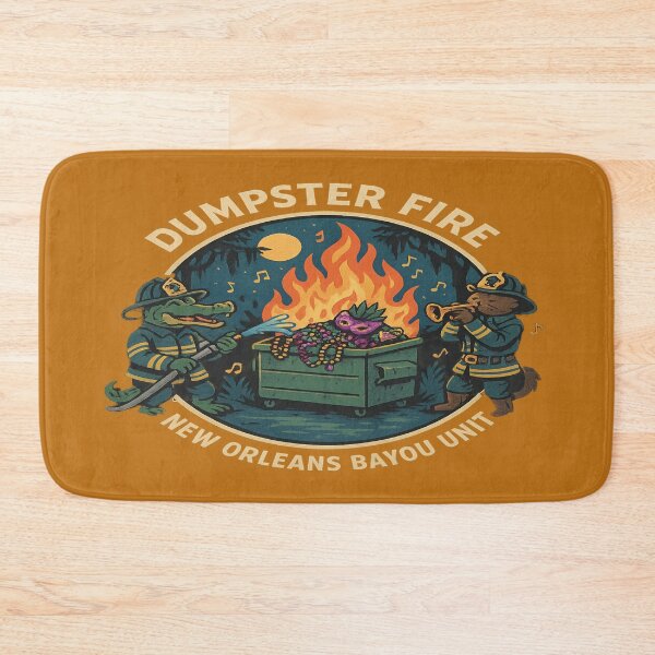 Item preview, Bayou Blaze Control – Dumpster Fire Response Unit designed and sold by Globalcitytees.