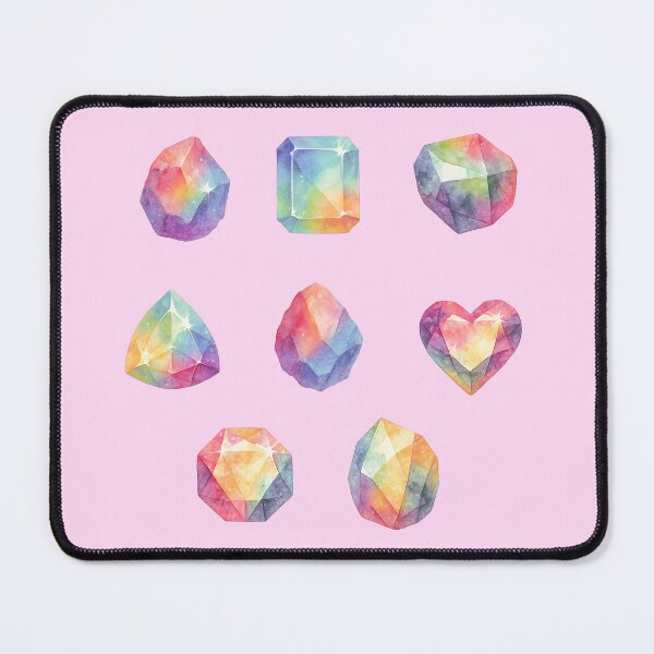 Item preview, Radiant Watercolor Gemstones designed and sold by SUNAGIMO9999.