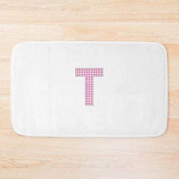 Item preview, Uppercase T - Pink Pixel Block Character designed and sold by PixelGlyphs.