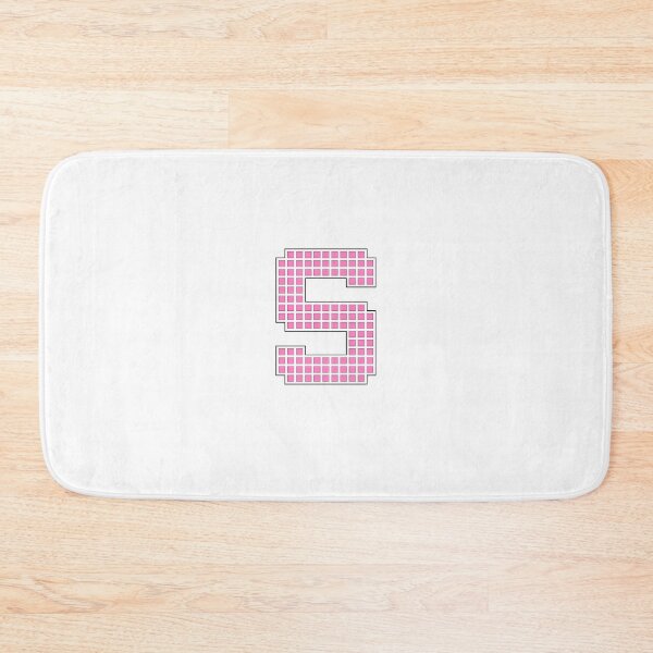 Item preview, Uppercase S - Pink Pixel Block Character designed and sold by PixelGlyphs.