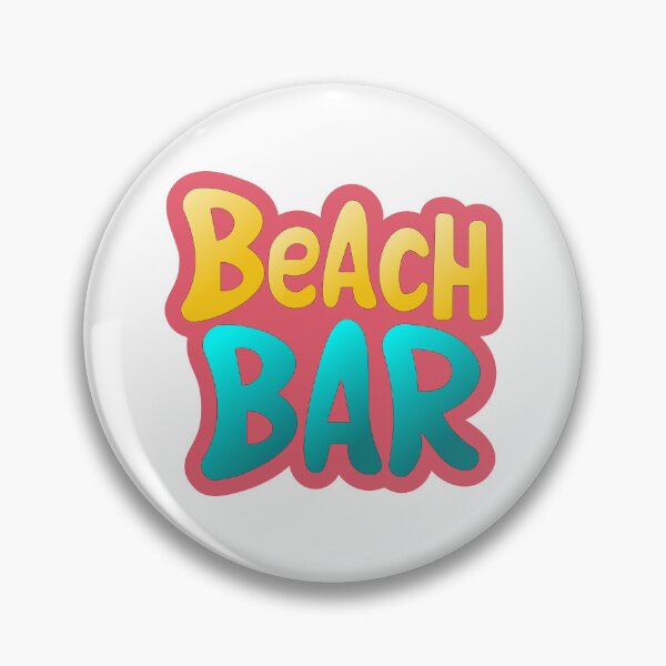 Item preview, Vibrant Beach Bar Logo designed and sold by lu-print-design.