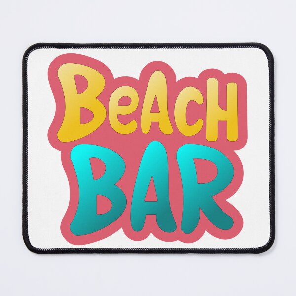 Item preview, Vibrant Beach Bar Logo designed and sold by lu-print-design.