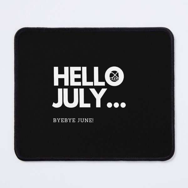 Item preview, LaMaisonOfMY Almost July, Bye Bye June – Summer Vibes Typography COLLECTION No.2 WHITE TEXT designed and sold by LaMaisonOfMY.