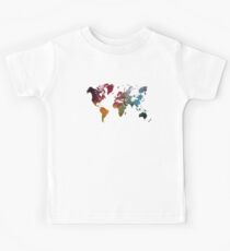 World map Kids Tee