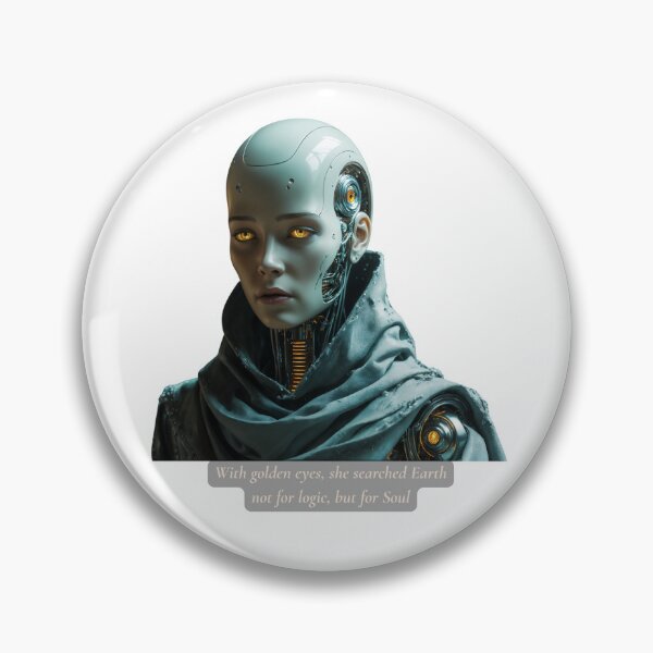 Item preview, Golden Eyed Android Searching for Soul designed and sold by Prachodayat Artworks.