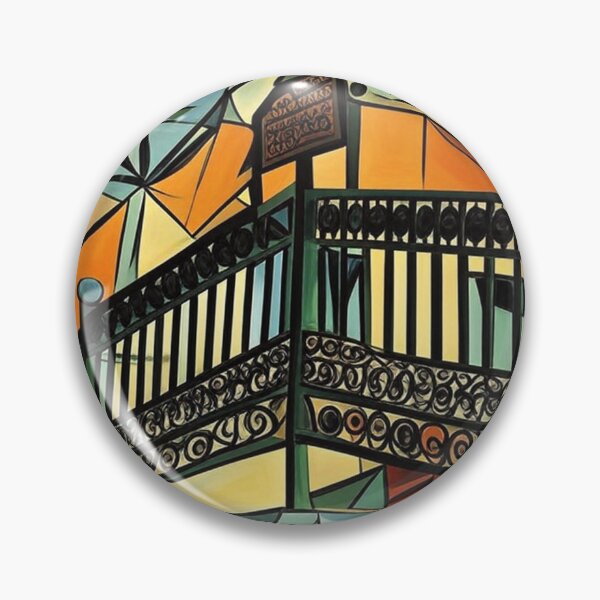 Item preview, Ornate Bridge Geometric Abstract Art designed and sold by PolyVision Siam Studio.