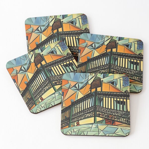 Item preview, Ornate Bridge Geometric Abstract Art designed and sold by PolyVision Siam Studio.